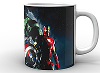 Кружка GeekLand белая Железный Человек Iron Man Captain America and Iron Man IM.02.002 "Ts"