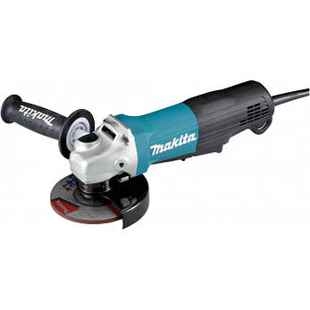 Кутова шліфувальна машина Makita GA5050R (Болгарка) Збільшений ресурс двигуна та вугільних щіток, фото 3