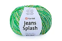 YarnArt Jeans Splash, №946, цвет Зеленый