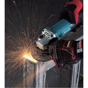 Кутова шліфувальна машина Makita GA4530 (Болгарка) Посилений пилозахист двигуна, фото 4