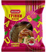 Грінки житні Sultan зі смаком холодець з хріном 80 грам
