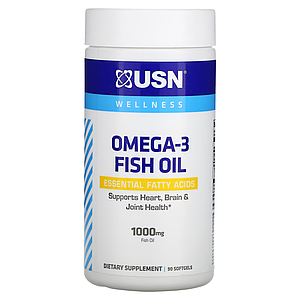 Жирні кислоти омега-3 USN Omega 3 Fish Oil 1000 мг 90 капс.