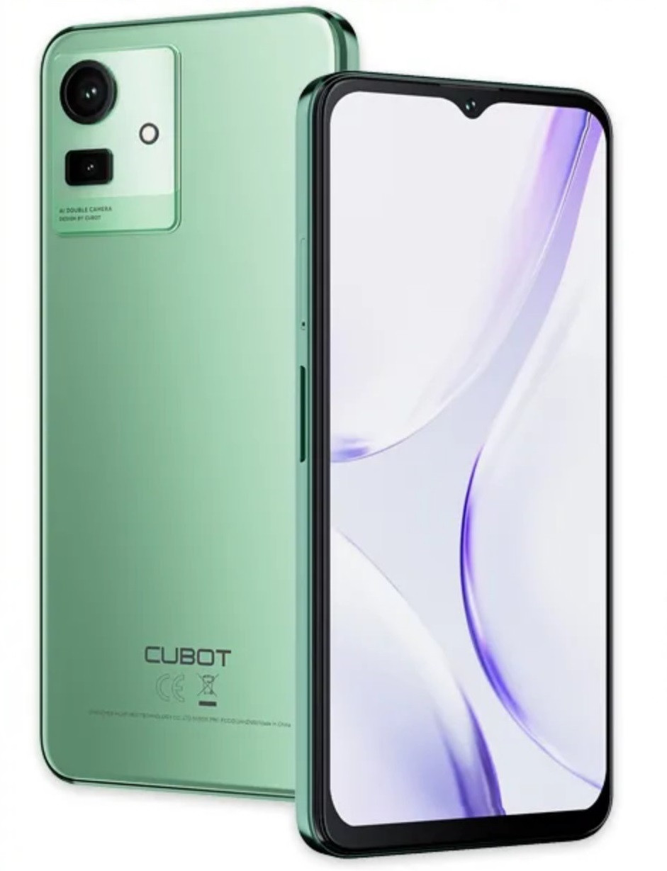 Смартфон CUBOT NOTE 50 Green 8/256GB 4G NFC 5200mAh камера 50МП + чехол + стекло