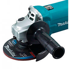 Кутова шліфувальна машина Makita GA5021C (Болгарка) Регулювання кількості обертів Обмеження пускового струму, фото 3