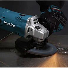 Кутова шліфувальна машина Makita GA5021C (Болгарка) Регулювання кількості обертів Обмеження пускового струму, фото 5