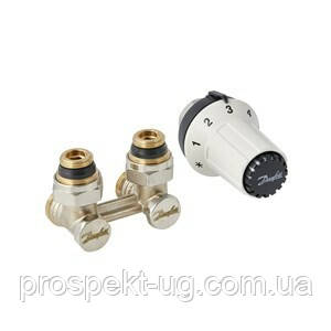 Комплект термостатичний для радіатора (кутовий) М30хДу15 (1/2") 013G5276 Danfoss (RLV-KS + RAS-CK)