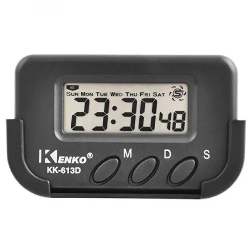 Годинник електронний з таймером, секундоміром і будильником Kenko KK-613D