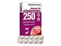 Альбентабс - 250 25% таблетки №10 з аром. мяса 1638 ТМ O.L.KAR "Ts"