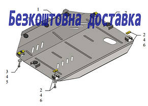 Захист двигуна Chevrolet Captiva (2011-) (Захист двигуна Шевроле Каптива) Кольчуга