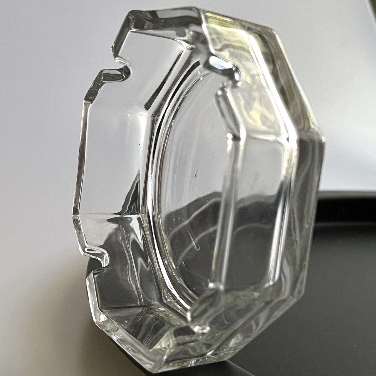 Попільничка скляна UniGlass Octogon 108 мм - 8 вугільна 60065-МС24/sl, фото 1