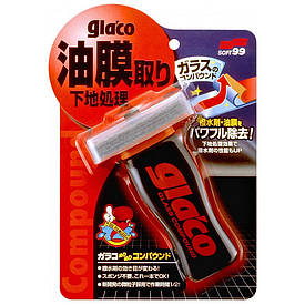 Абразивний очисник стекол та дзеркал Soft99 Glaco Glass Compound Roll On 100мл