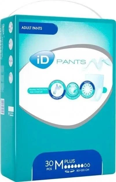 Підгузки-трусики для дорослих iD Pants Plus розмір М №30 / Памперси труси для літніх людей