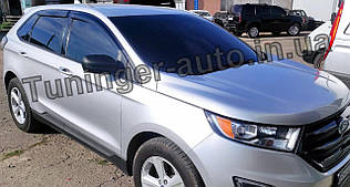 Дефлектори вікон (вітровики) Ford Edge 2015-2021 (Hic)