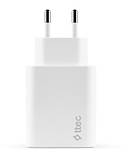 Мережевий зарядний пристрій Ttec SmartCharger Duo PD USB-C/USB-A 32Вт White (2SCS24B), фото 2