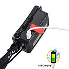 Налобний ліхтар 6в1 акумуляторний BL-T64, фото 3