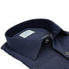 Сорочка чоловіча, приталена (Slim Fit), з довгим рукавом, FITMENS FS-002264 Lacivert Beyaz 90% бавовна 10%, фото 3