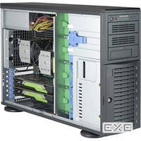 Supermicro Case CSE-743AC-1K26B-SQ 4U 8x3.5"/2.5"HotSwap SAS 1200W EATX/ATX Black Brown Box