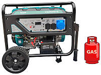 Генератор газ/бензин INVO H6250D-G 5.5 кВт с электрозапуском