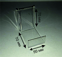 Подставка подиум для выкладки товара 50*70*70 (Ш*В*Д) прозрачный акрил