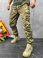 Армейские штаны мультикам Мужские штаны Охотничий военный камуфляж Тактические штаны мультикам ВСУ на резинке