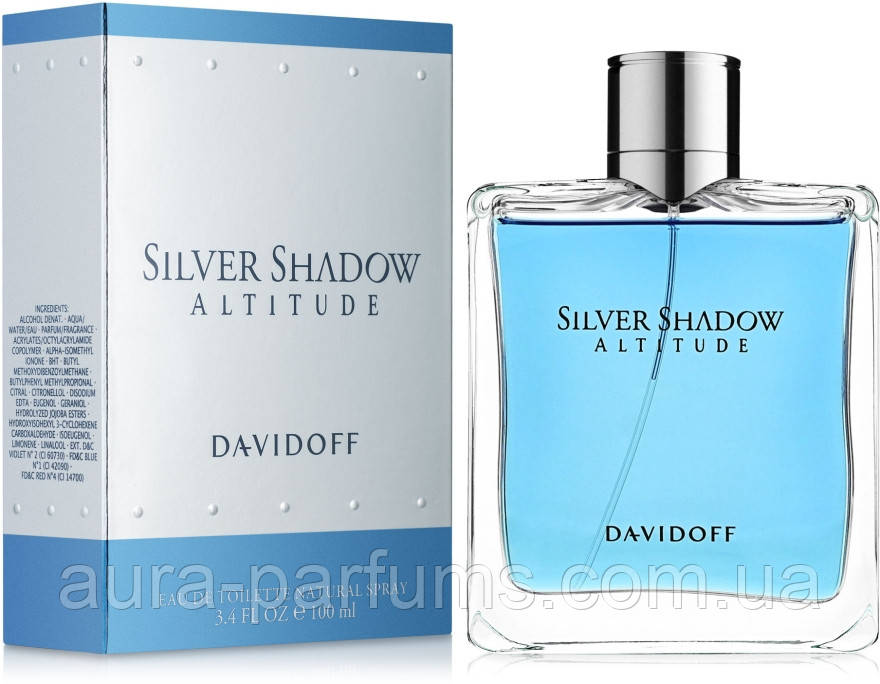 Чоловічі парфуми Davidoff Silver Shadow Altitude Туалетна вода 100 ml/мл
