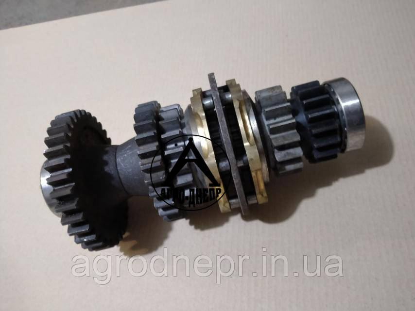 65-1701240 СБ Вал додатковий у зборі із шестірнями та синхронізатором СКПП ЮМЗ-80