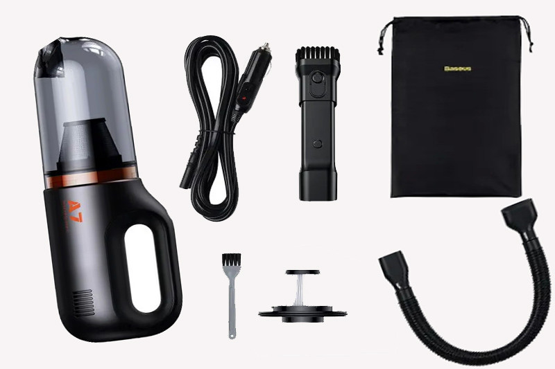 Автомобільний пилосос BASEUS A7 на акумуляторі. Car Vacuum Cleaner (VCAQ020013) (автопилосос)