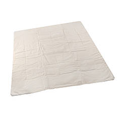 Ковдра лляна (тканина бавовна) 140х205 см, кремова