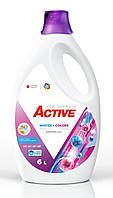 Гель для прання білих та кольорових речей Active Whites + Colors на 120 прань 6 л