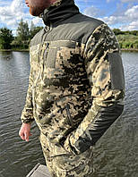 Армейская флиска пиксель ЗСУ военная флисовая кофта пиксель армейская теплая флиска тактическая ВСУ