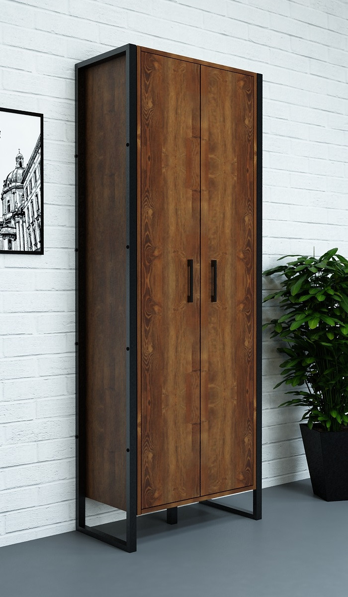 Офісна шафа лофт ШЛВ-4А (600x400x1900) Файервуд Гамма стиль, фото 1