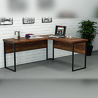 Офисный стол лофт СУЛВ-1 (1200x1400x750) Файервуд Гамма стиль