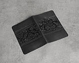 Обкладинка для паспорта, обкладинка з натуральної шкіри з тисненням "Тризуб", фото 5