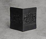 Обкладинка для паспорта, обкладинка з натуральної шкіри з тисненням "Тризуб", фото 2