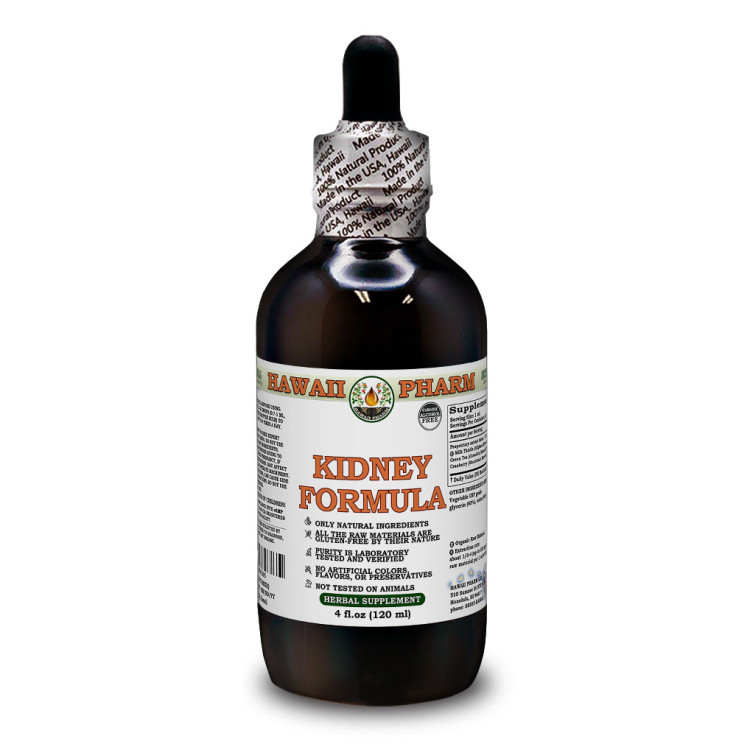 Hawaii Pharm Kidney Formula Alcohol-FREE / Підтримка нирок без спирту 120 мл