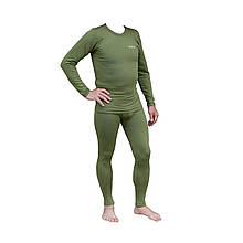 Термобілизна чоловіча Tramp Warm Soft комплект (футболка+кальсони) UTRUM-019 оливковий S/M