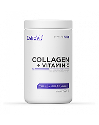 Колаген Collagen Ostrovite 400г без смаку  + вітамін С