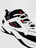 Чоловічі кросівки Nike M2K Tekno White Black Red Найк М2К Текно чорно-білі з червоним, фото 8