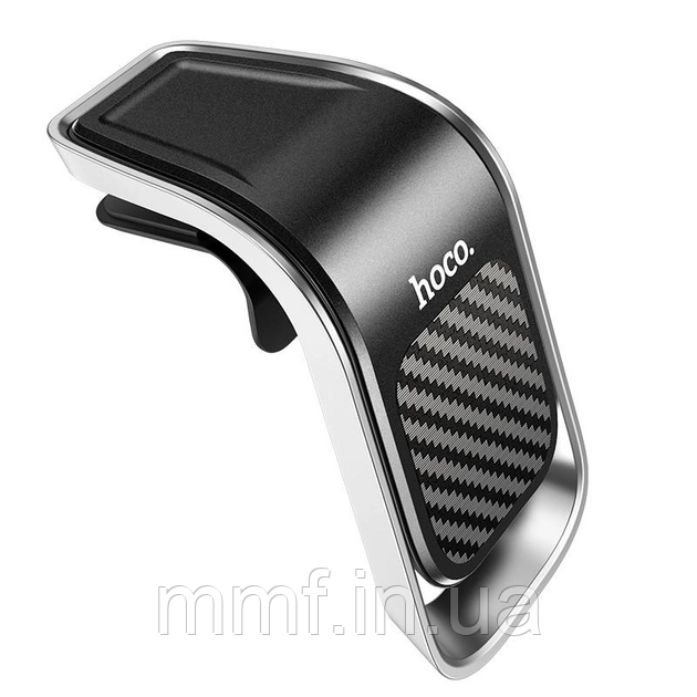 Автотримач HOCO CA74 Universe air outlet magnetic car holder / black＆silver