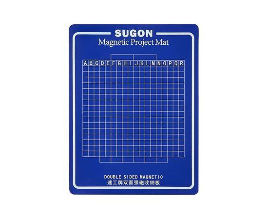 Універсальний двосторонній магнітний мат Sugon для розкладки гвинтів і запчастин