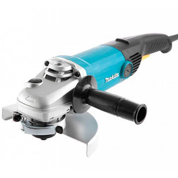 Кутова шліфувальна машина Makita GA9010C (Болгарка) Регулювання кількості обертів Обмеження пускового струму, фото 3