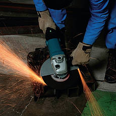 Кутова шліфувальна машина Makita GA9010C (Болгарка) Регулювання кількості обертів Обмеження пускового струму, фото 5