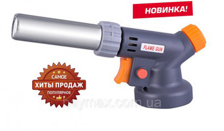Газовий пальник із п'єзопідпалом на балон універсальний 1300 С, фото 1