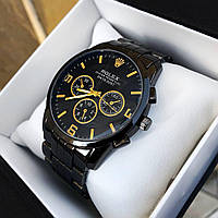 Часы мужские Rolex/Ролекс Наручные часы мужские Классические часы Кварцевые часы + подарочная коробка