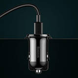 Автомобільний зарядний пристрій Baseus Grain Pro 2x USB 4.8 A чорний (CCALLP-01), фото 10