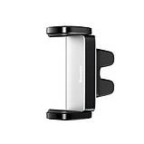 Автомобільний тримач для телефону Baseus для вентиляційної камери сріблястий (SUGP-0S), фото 3