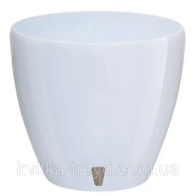 Горшок для цветов DECO-TWIN 2,5 л білий