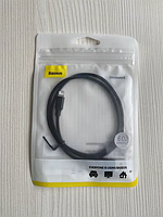 Кабель Baseus USB - Lighting 60cm Black (CALYW-PA01)