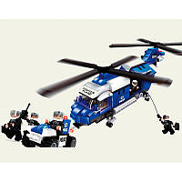 Конструктор AUSINI Police Полицейский вертолет (599 деталей) 23604