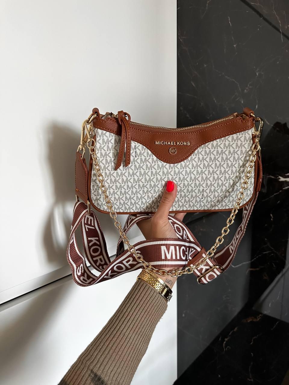 Жіноча сумка Майкл Корс біла Michael Kors White
